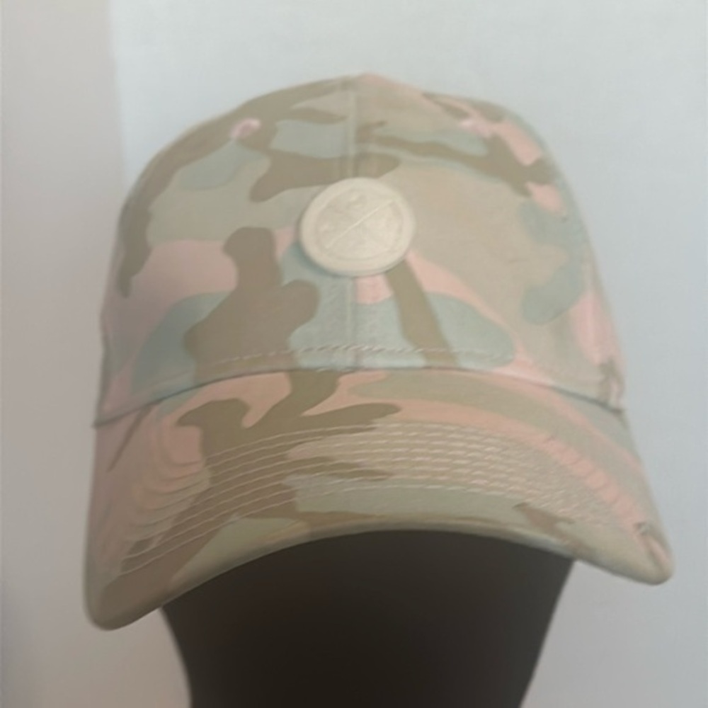 WESC PASTEL CAMO Blue White Cap Beach Hat Snapback Adjustable